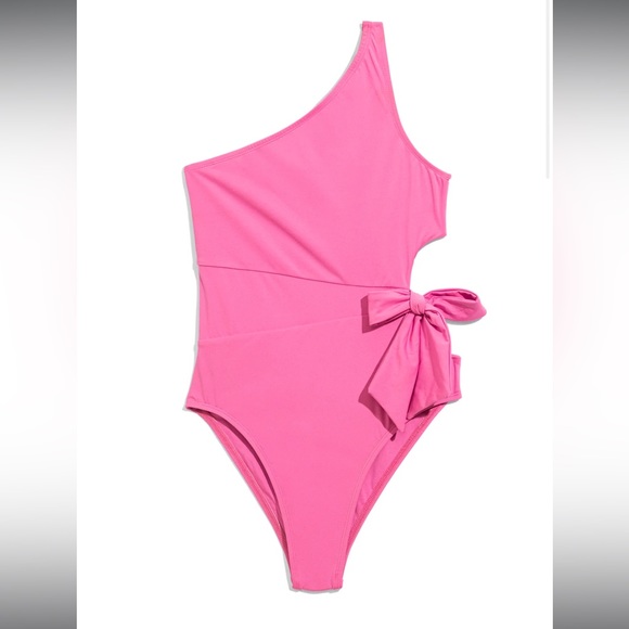 Women’s Liberty & Justice Women's One Shoulder High Leg Cheeky Cut Out One Piece - Picture 9 of 11